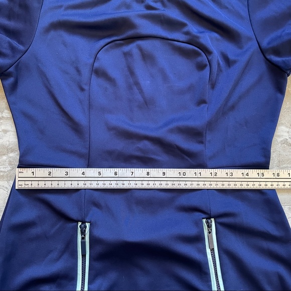 Navy blue fitted Dress - Picture 5 of 6